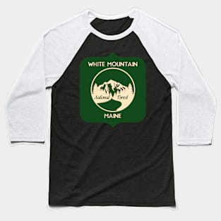 White Mountain National Forest Maine Baseball T-Shirt